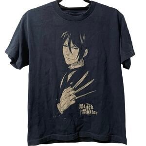 Black Butler Manga Series Sebastian Michaelis Shirt Adult XS